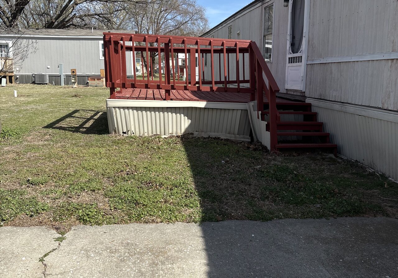yard after junk removal and cleanup in Moore OK